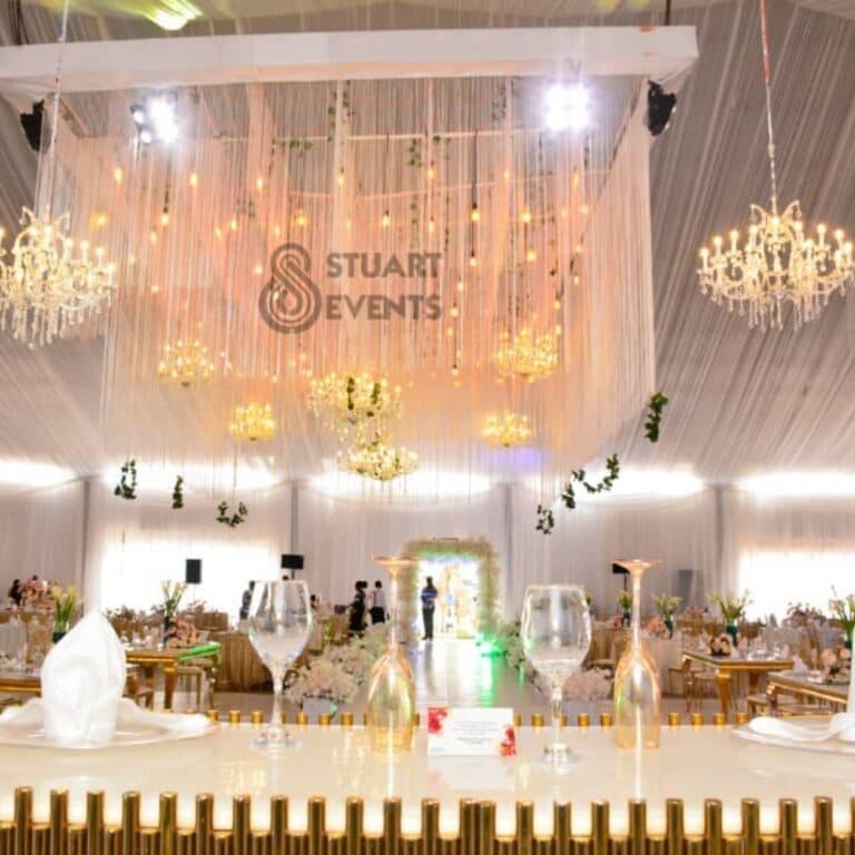 Event decoration and styling by Stuart Events, Kampala